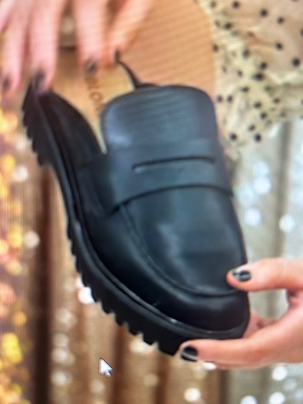 Blondo SZ 7.5 Black Leather Florenz Waterproof Leather Mules Office Preppy Comfy